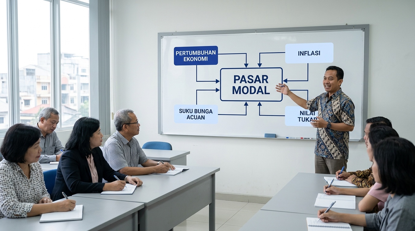 Diskusi konteks makro ekonomi di ruang kelas
